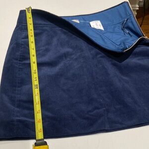 JCrew Navy Blue Corduroy Skirt